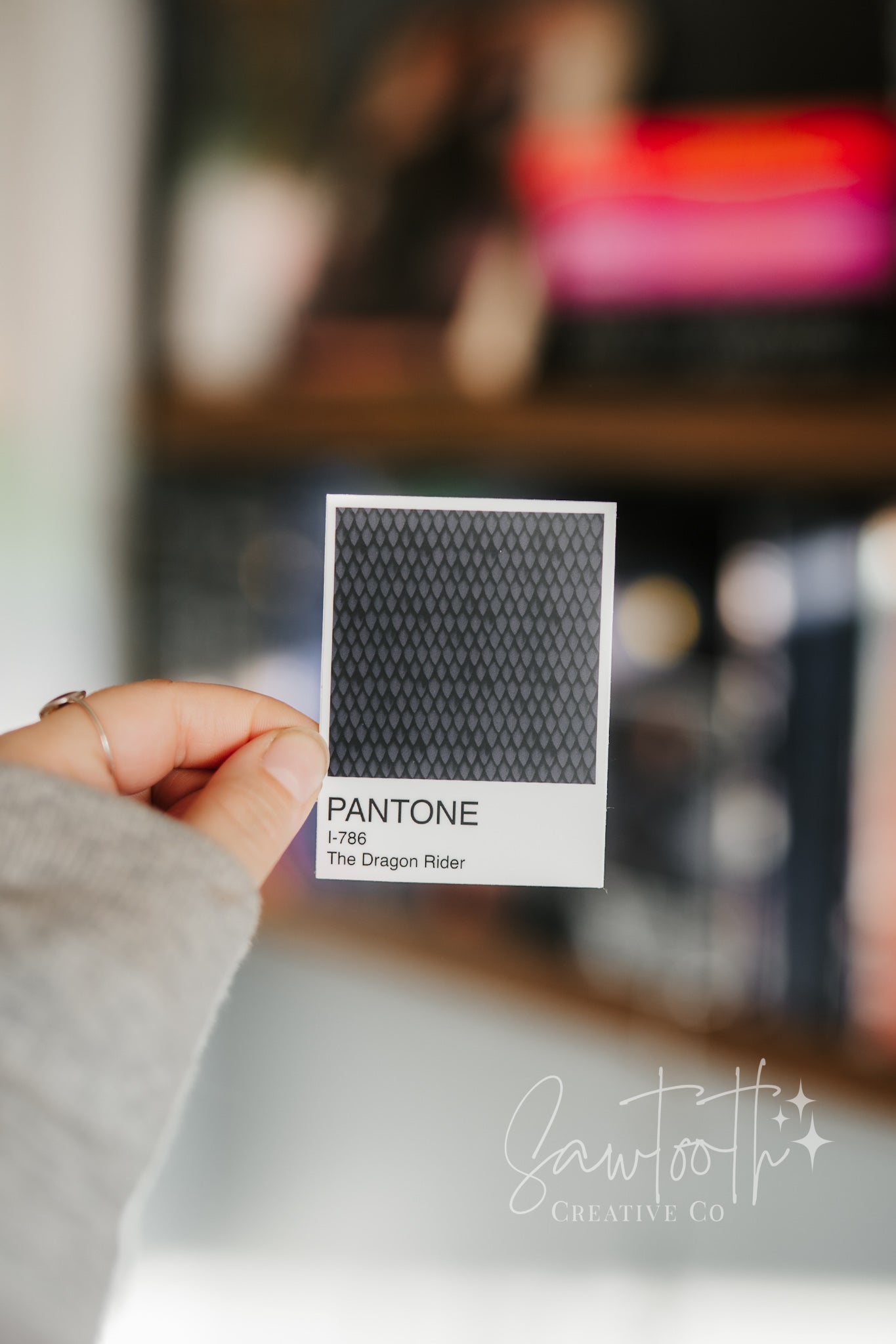 Pantone Dragon Rider Sticker