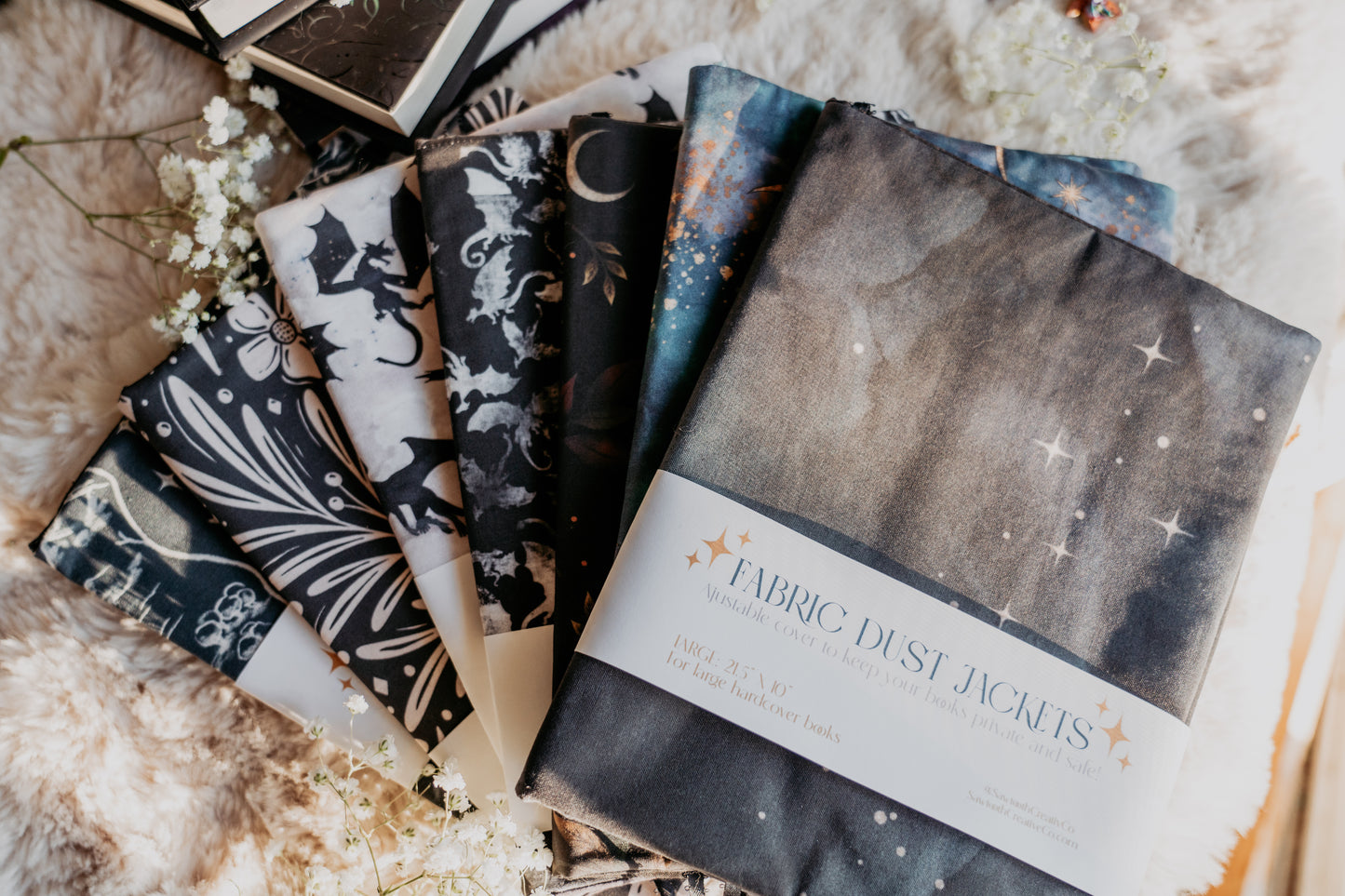 The Art Deco- Adjustable Fabric Dust Jacket