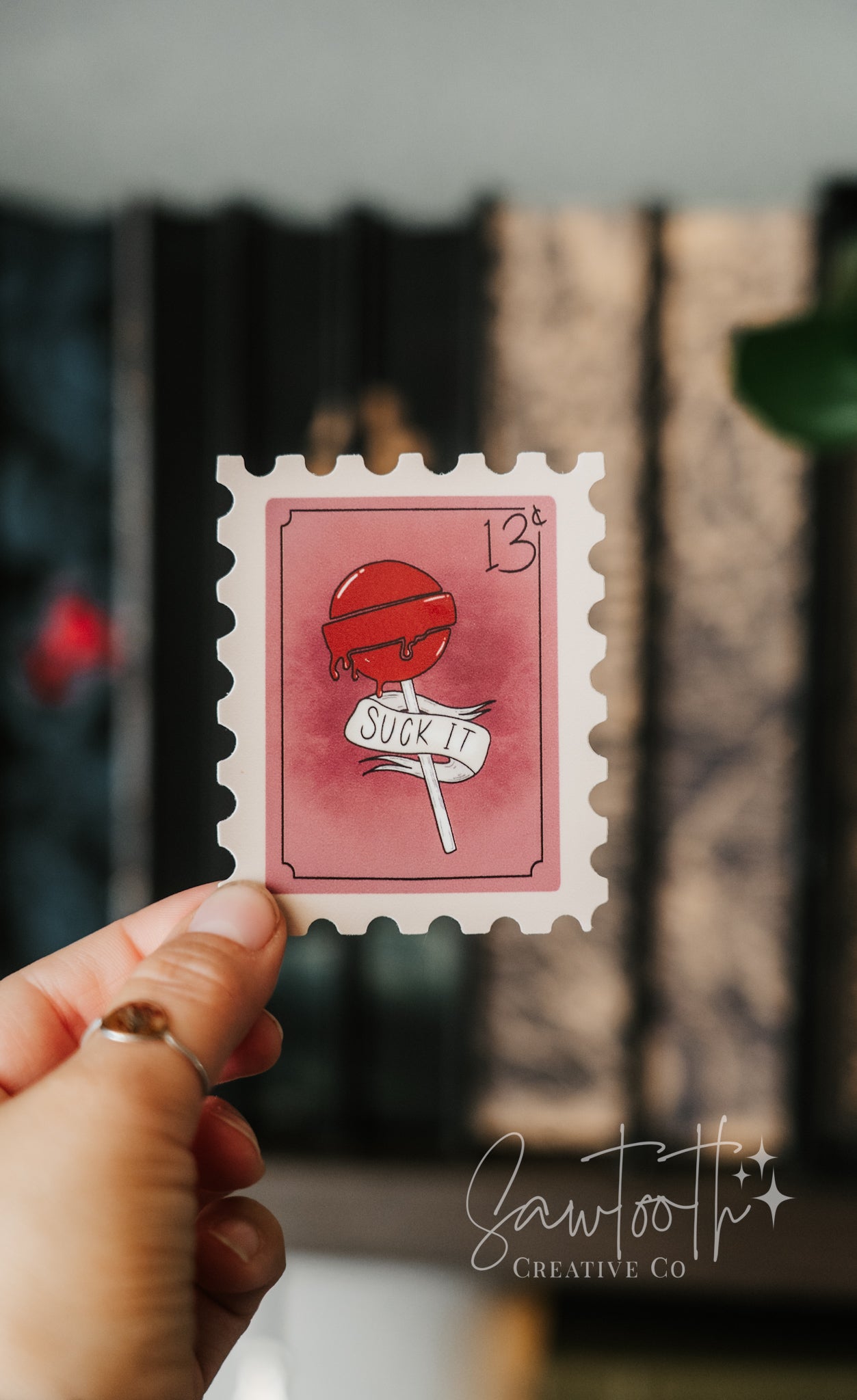 Sucker Stamp Sticker