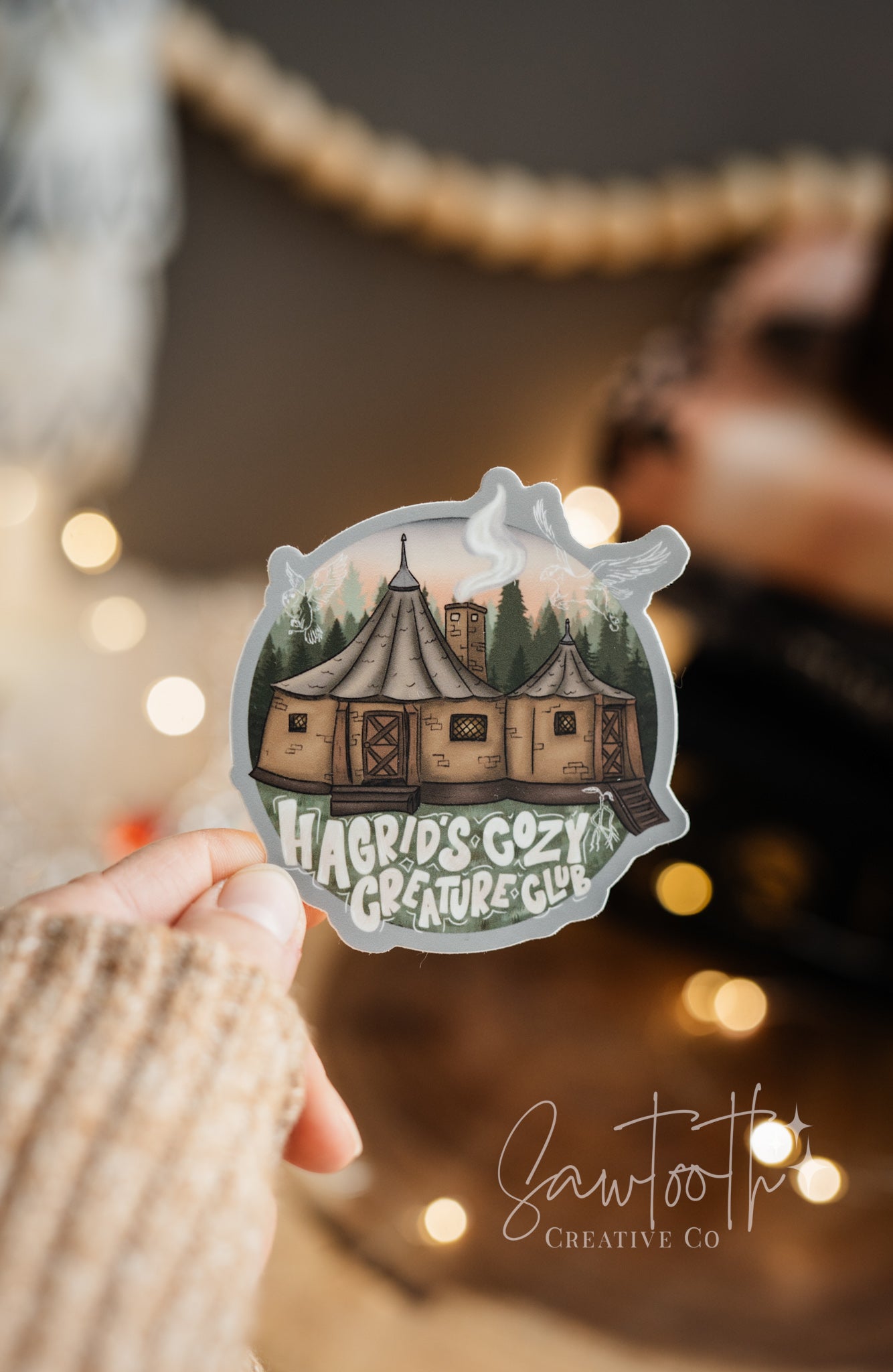Hagrid’s Cozy Creature Club Sticker