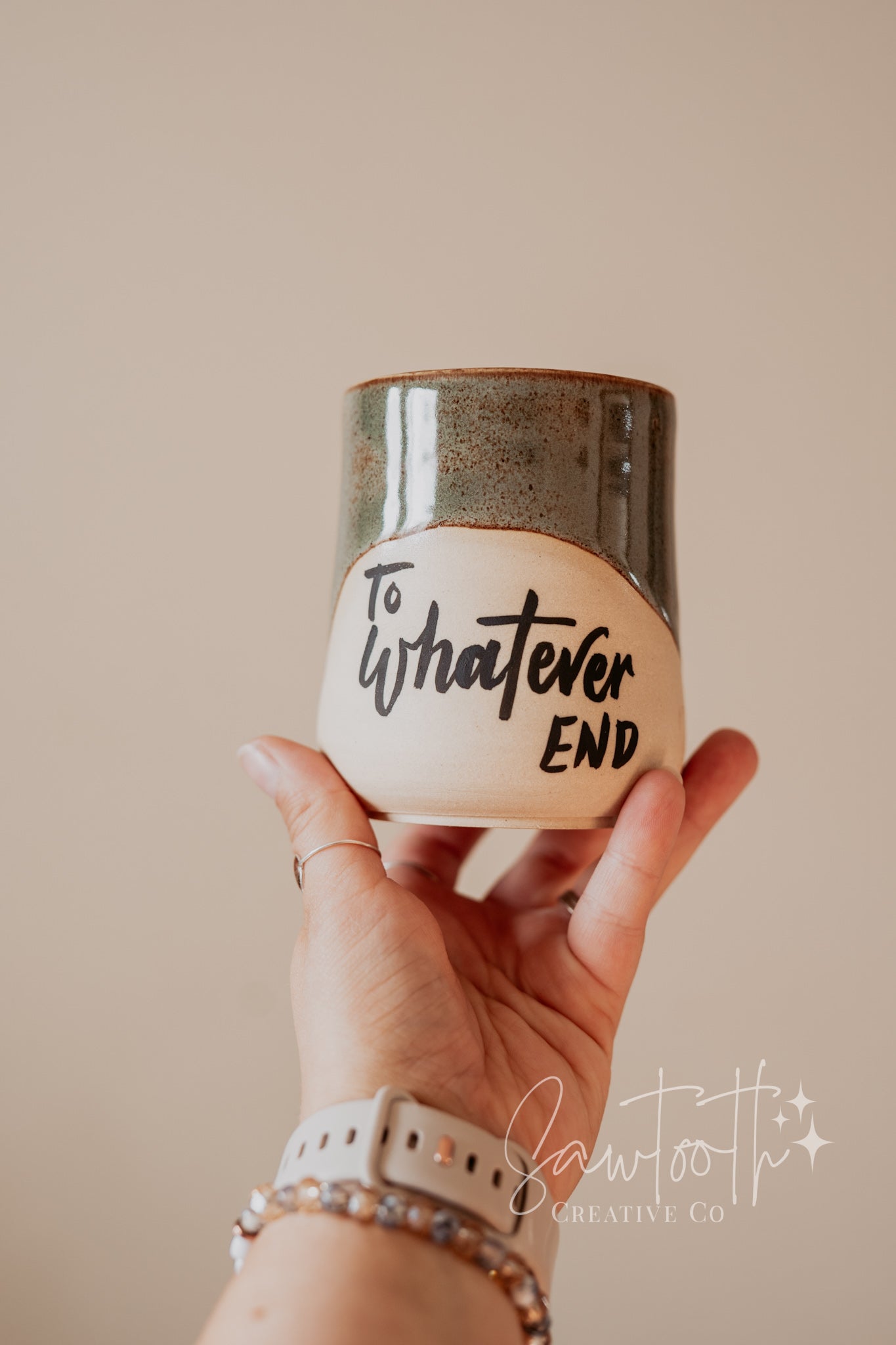 To Whatever End Thumb Print Cup - 14oz - #8