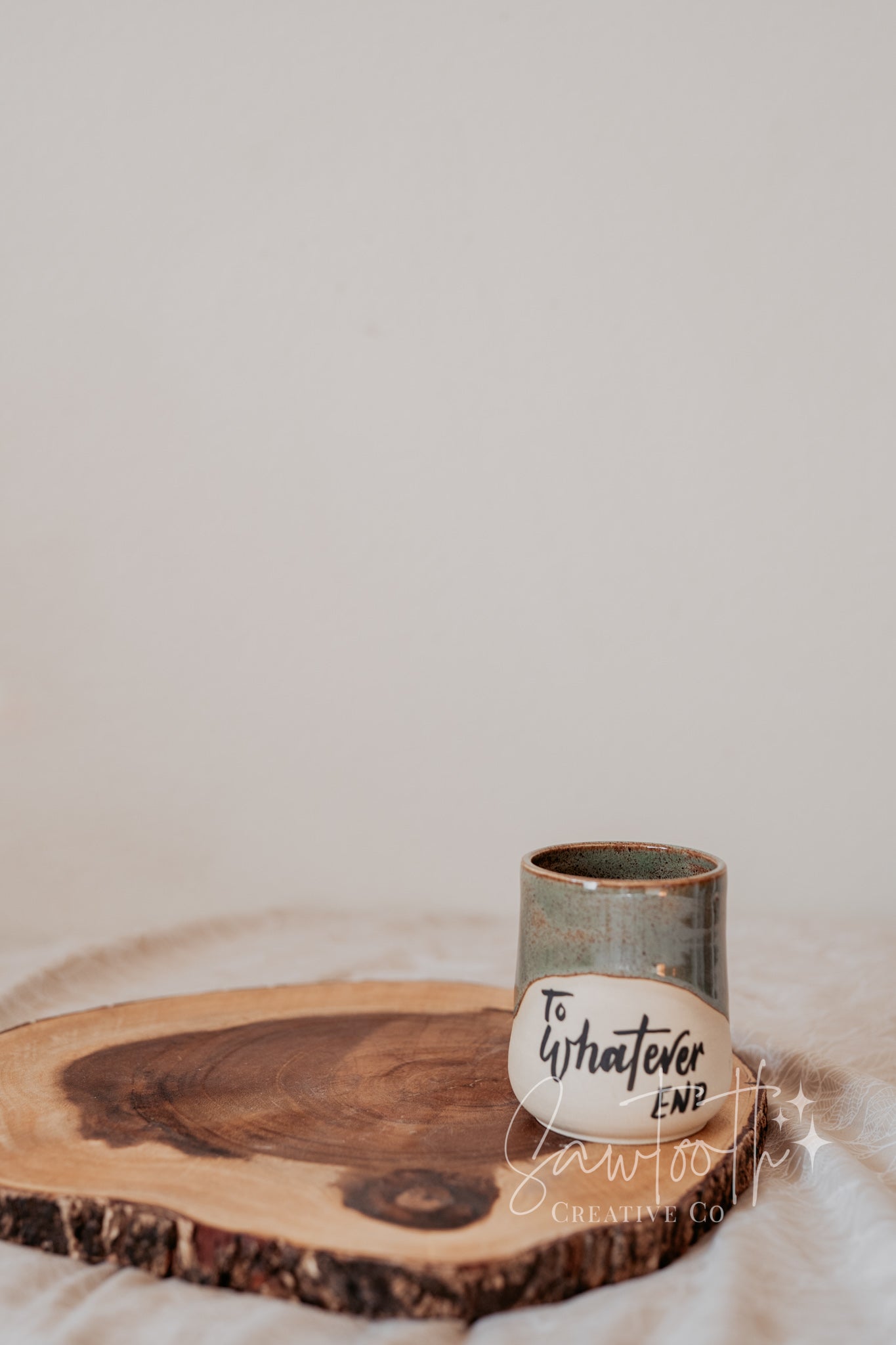 To Whatever End Thumb Print Cup - 14oz - #8