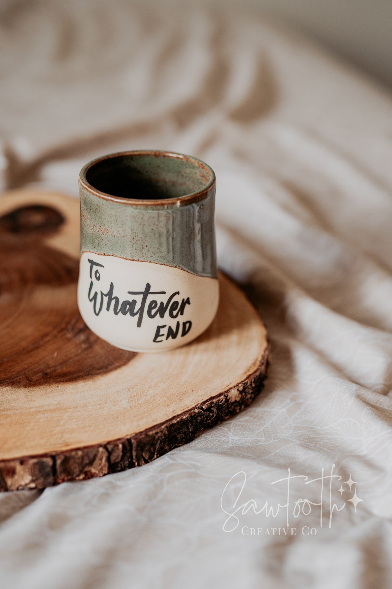 To Whatever End Thumb Print Cup - 14oz - #8