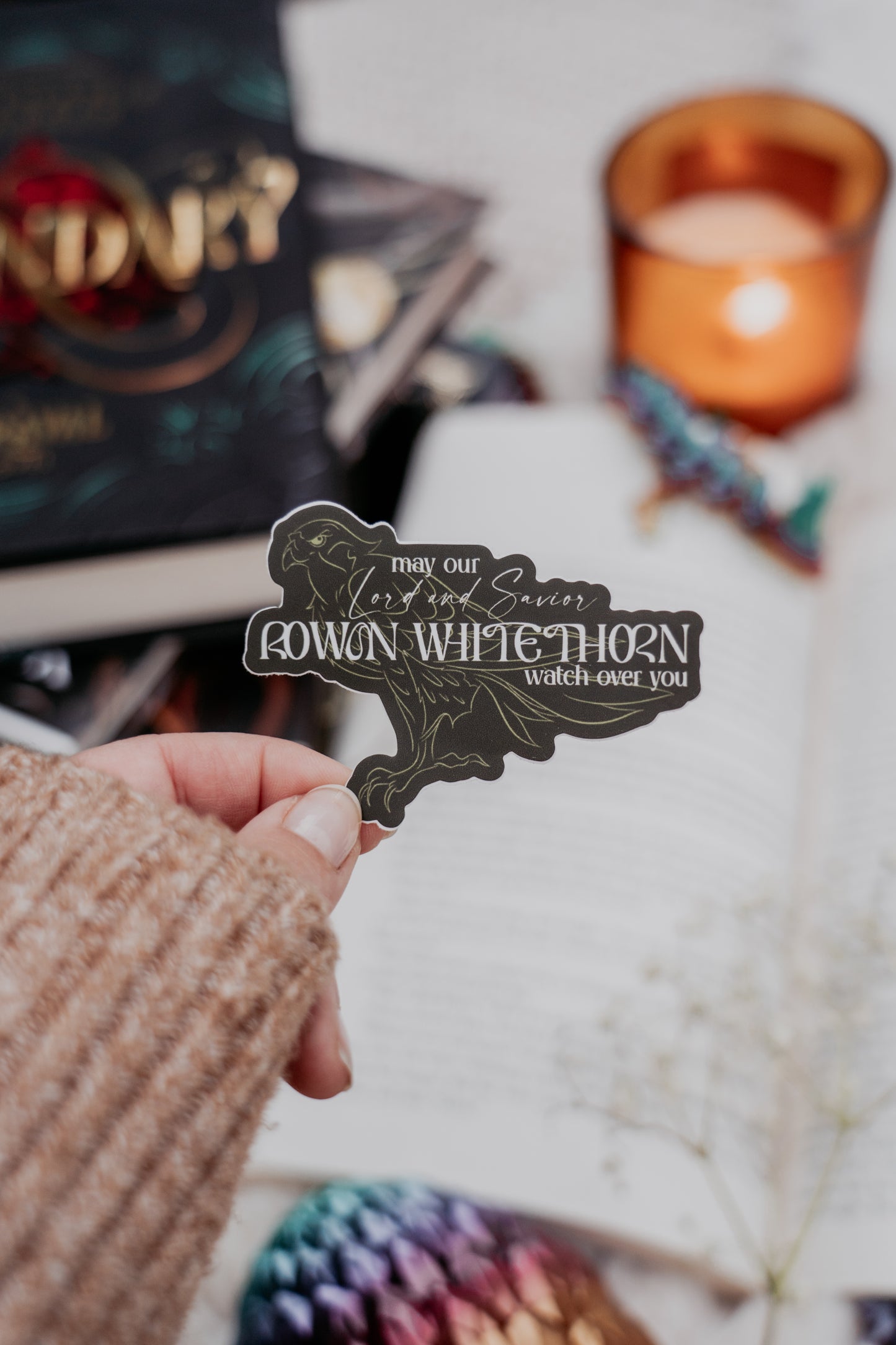 Throne of Glass Sticker | Rowan Whitethorn | Kindle Sticker