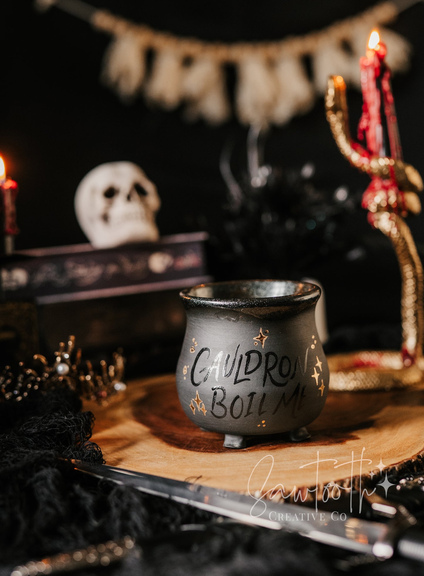 24k Gold Cauldron Mug - Large