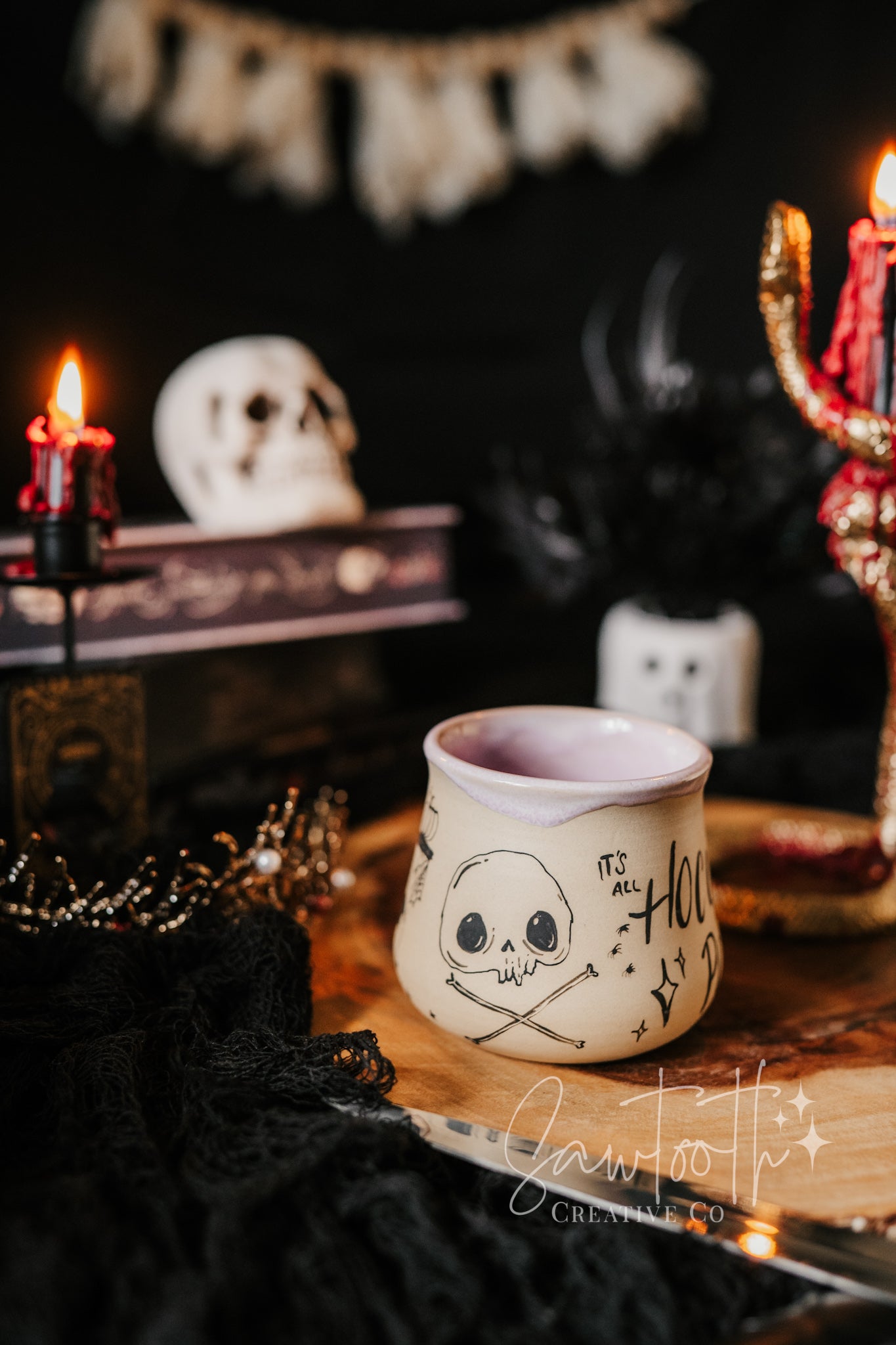 Hocus Pocus Pink Mug - Medium