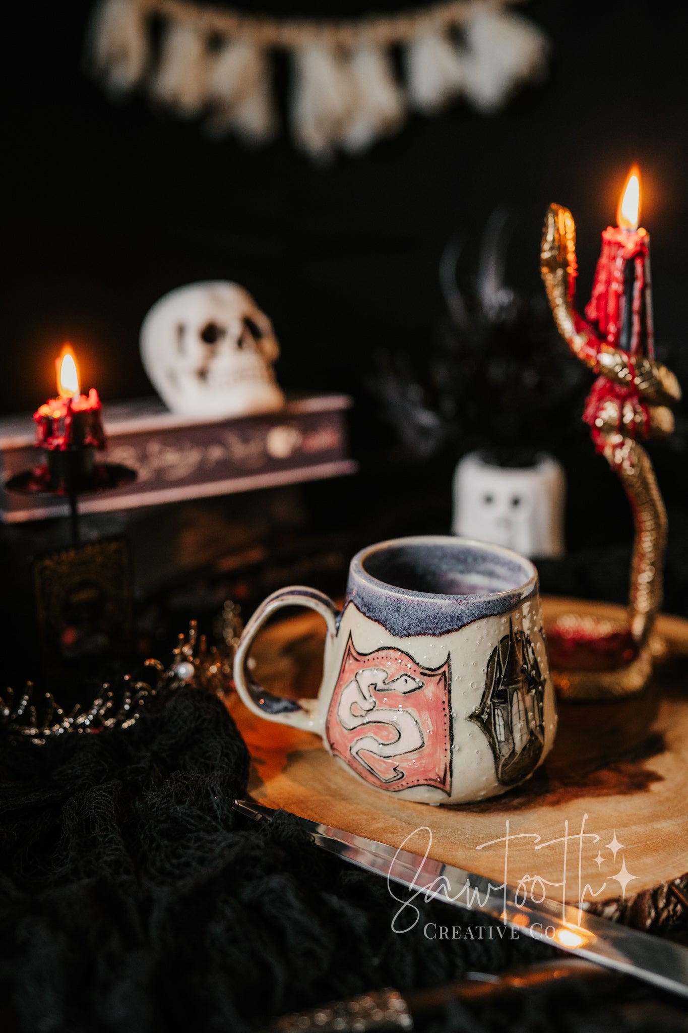 **Scratch & Dent** Spooky Painting Mug - Large