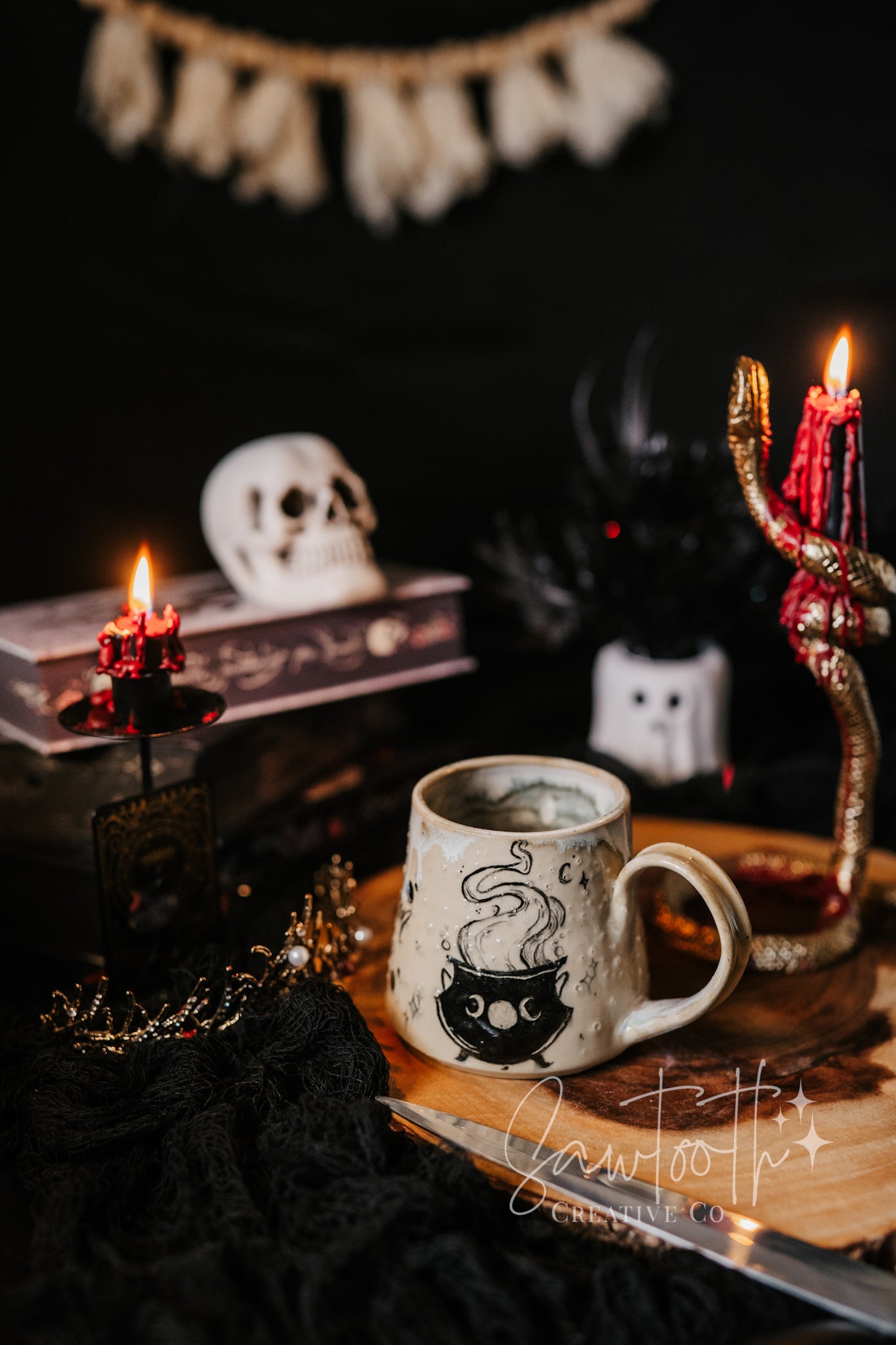 **Scratch & Dent** Cauldron Boil Me Painted Mug - Large