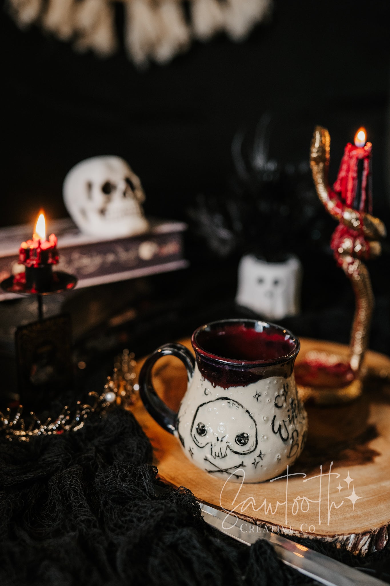 **Scratch & Dent** Witches Brew Painted Mug - Large