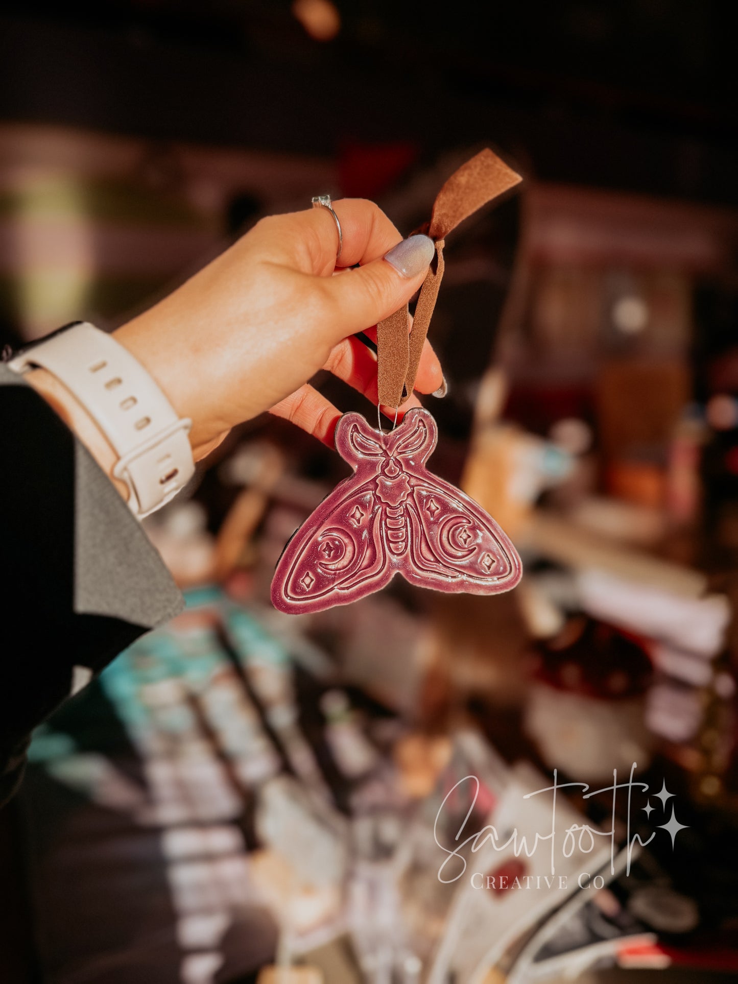 Ceramic Moth Ornament