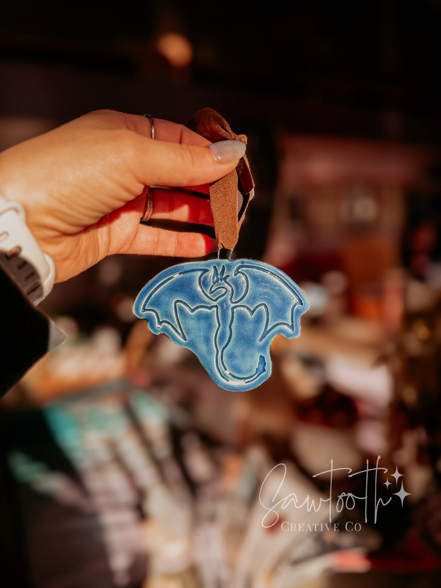 Ceramic Dragon Ornament