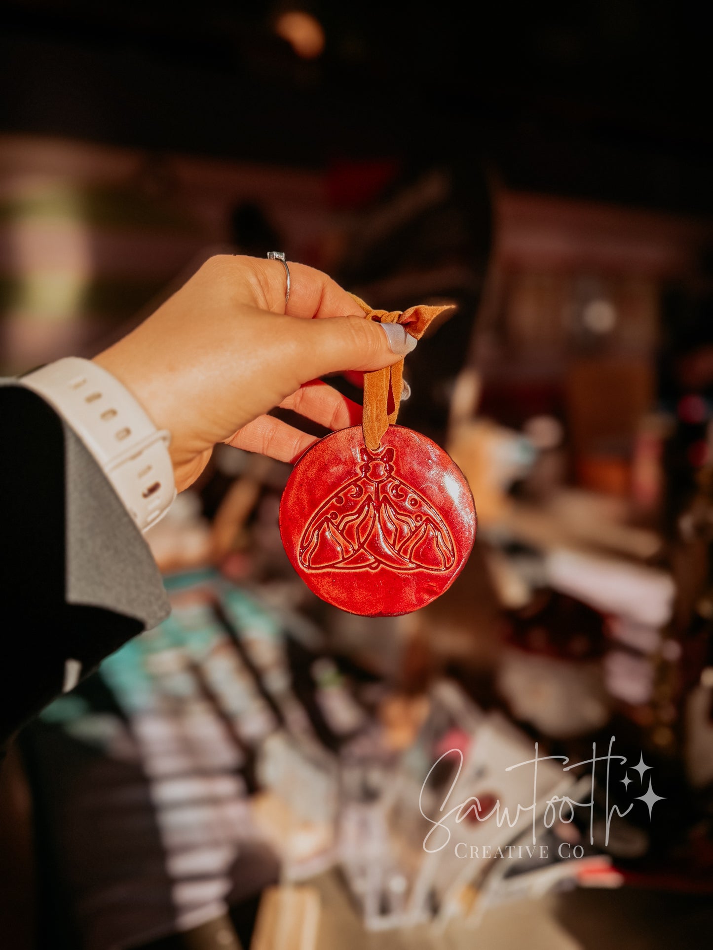 Ceramic Moth Ornament