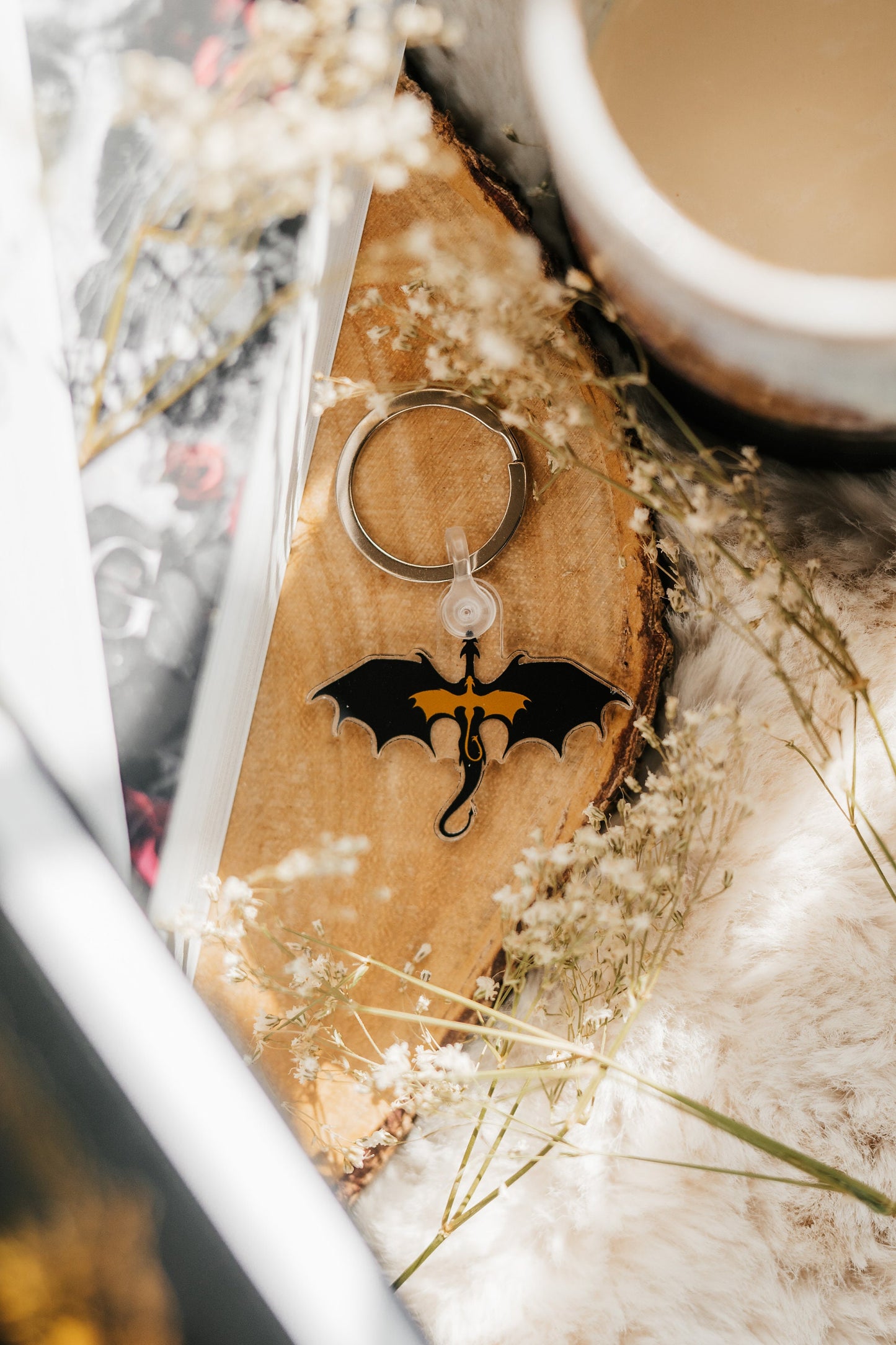 Double Dragon Keychain