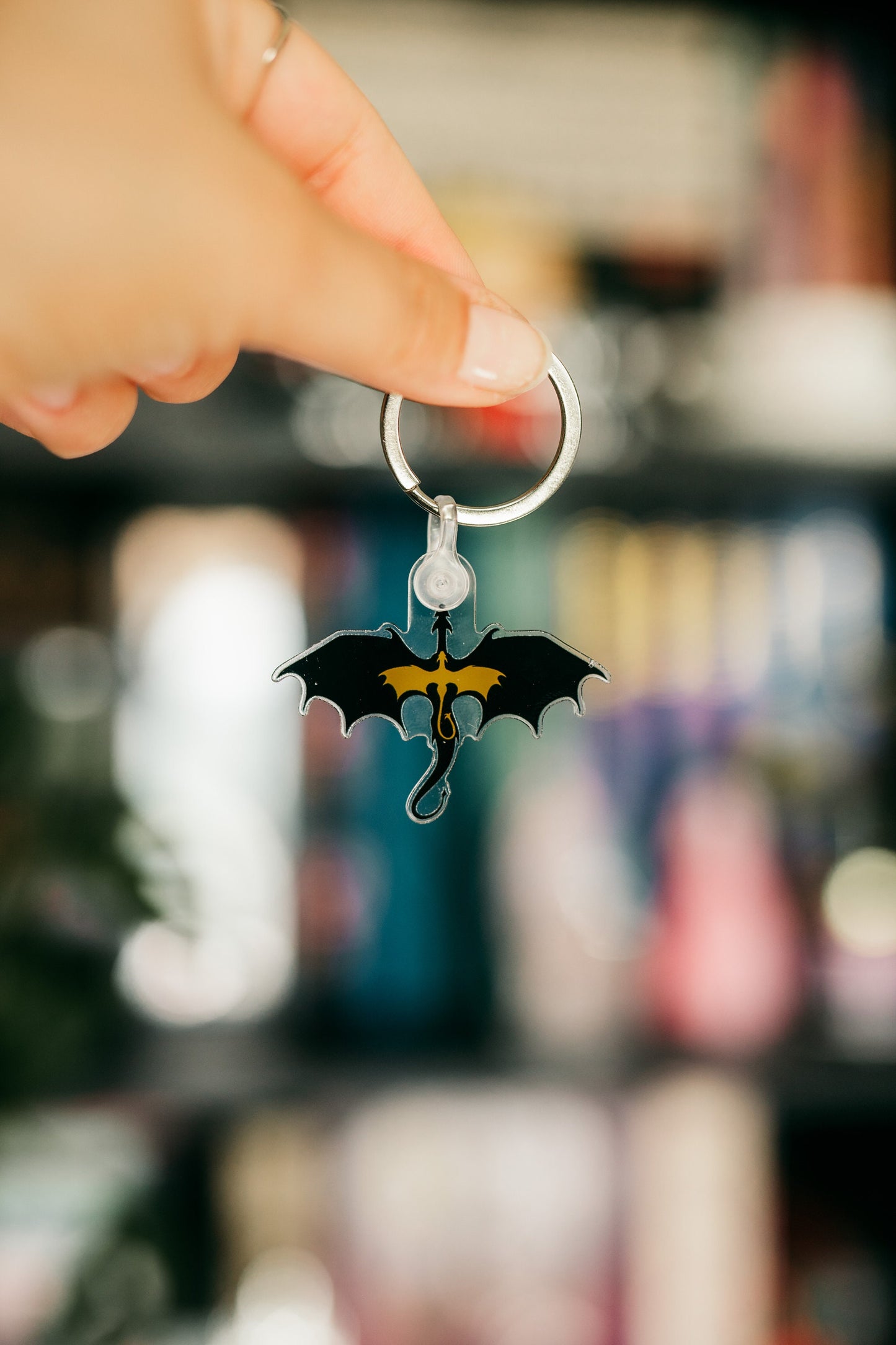 Double Dragon Keychain