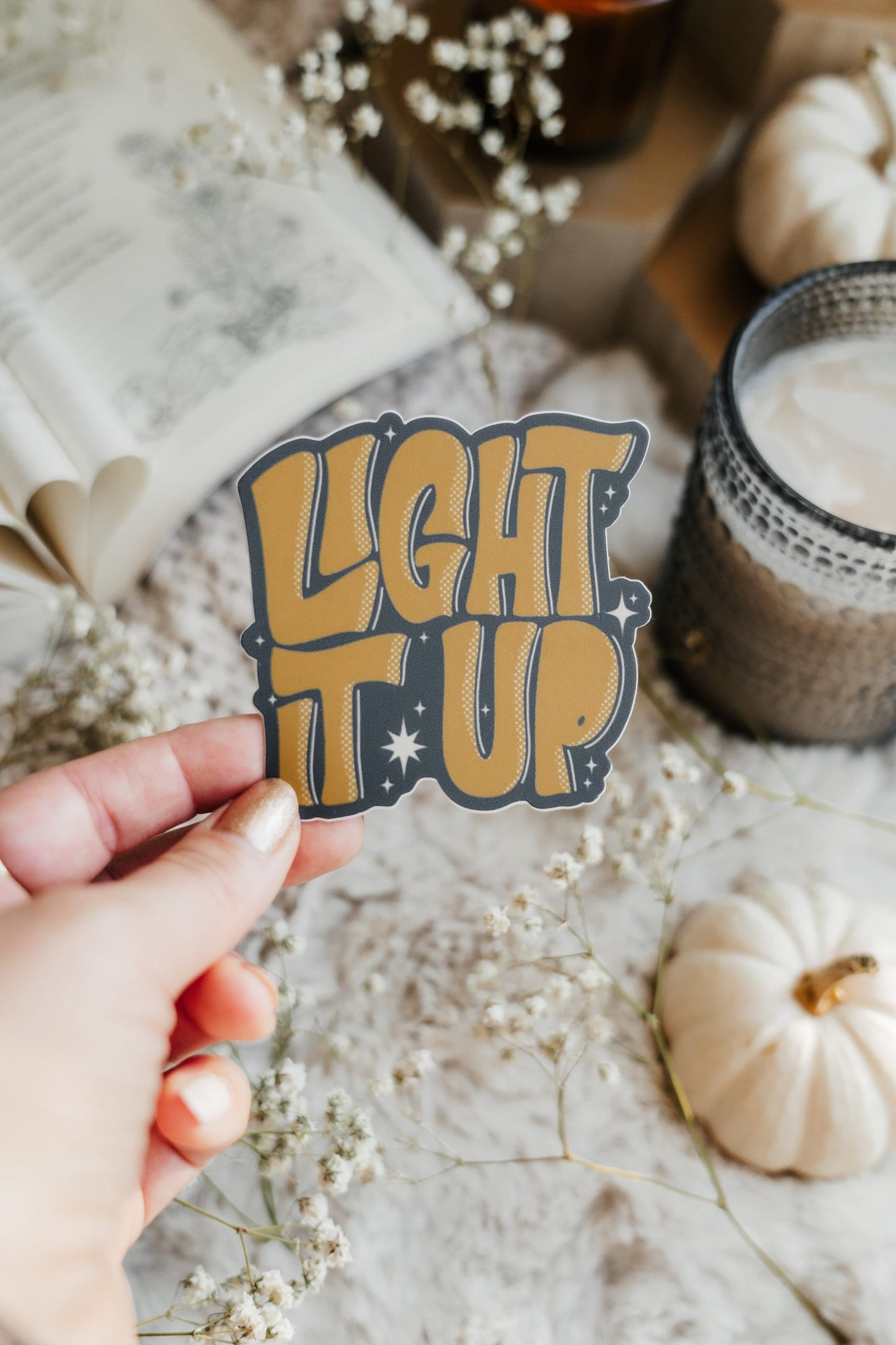 Crescent City | Light It Up | Sarah J Maas | Bookish Sticker | Kindle Stickers | HOSAB