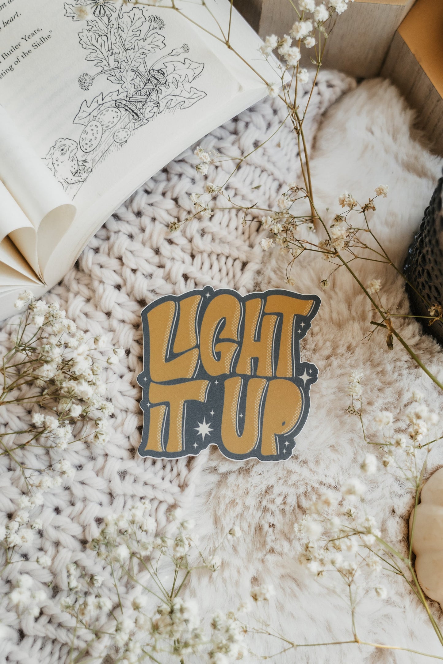 Crescent City | Light It Up | Sarah J Maas | Bookish Sticker | Kindle Stickers | HOSAB
