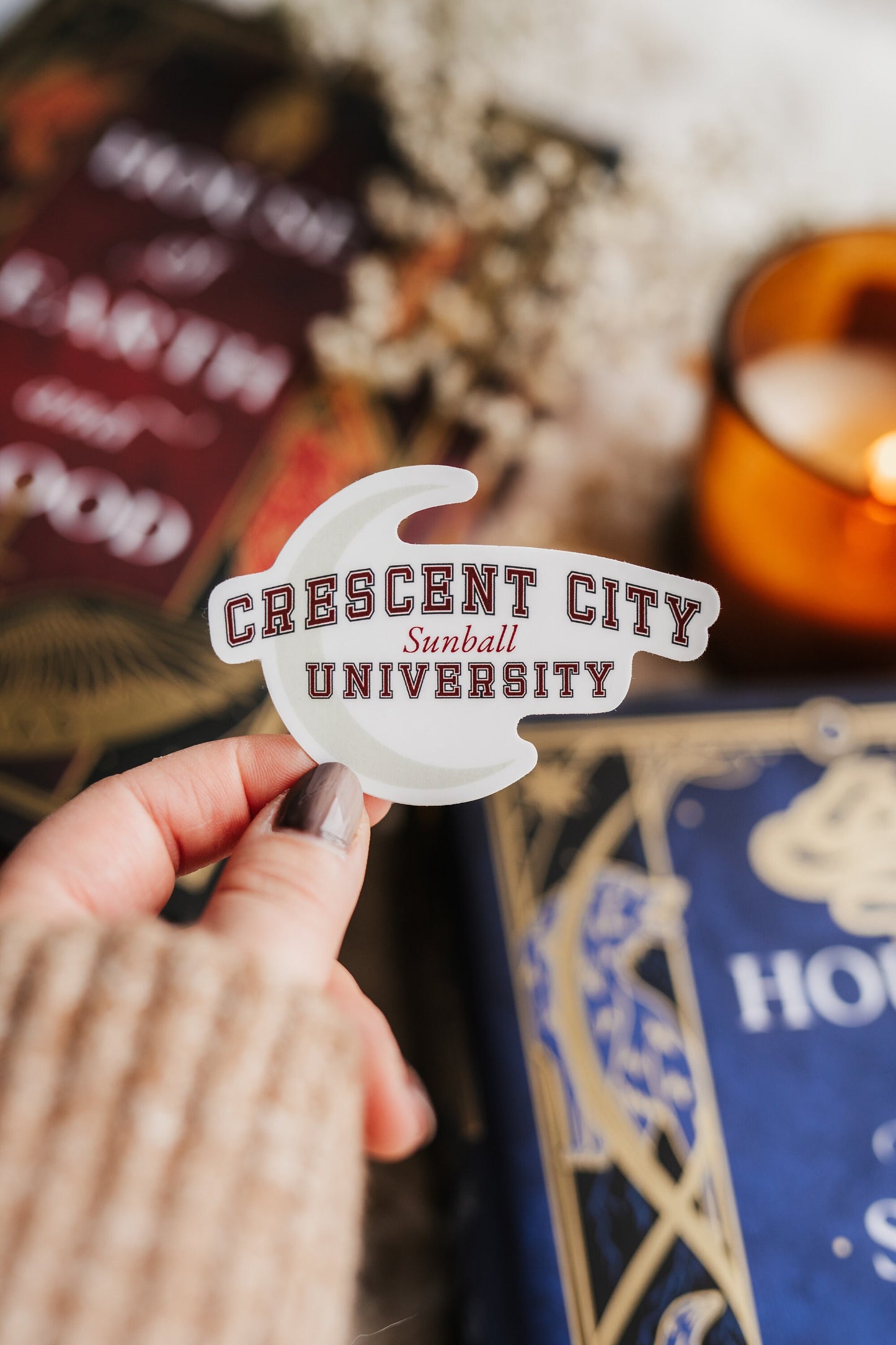 CCU Sunball Sticker | Crescent City Sticker | Sarah J Maas | Bookish Sticker | Kindle Stickers | HOSAB |