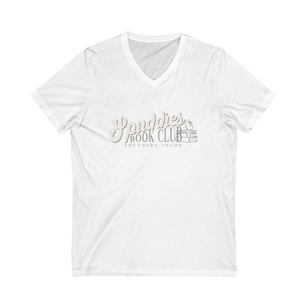 Spuddies Book Club Short Sleeve V-Neck Tee