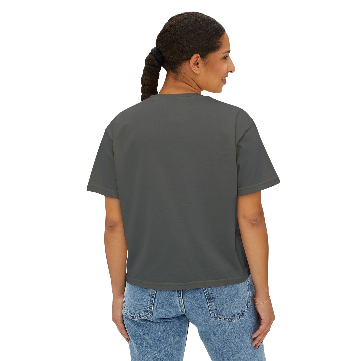 Running Up That Hill Cropped Boxy Tee