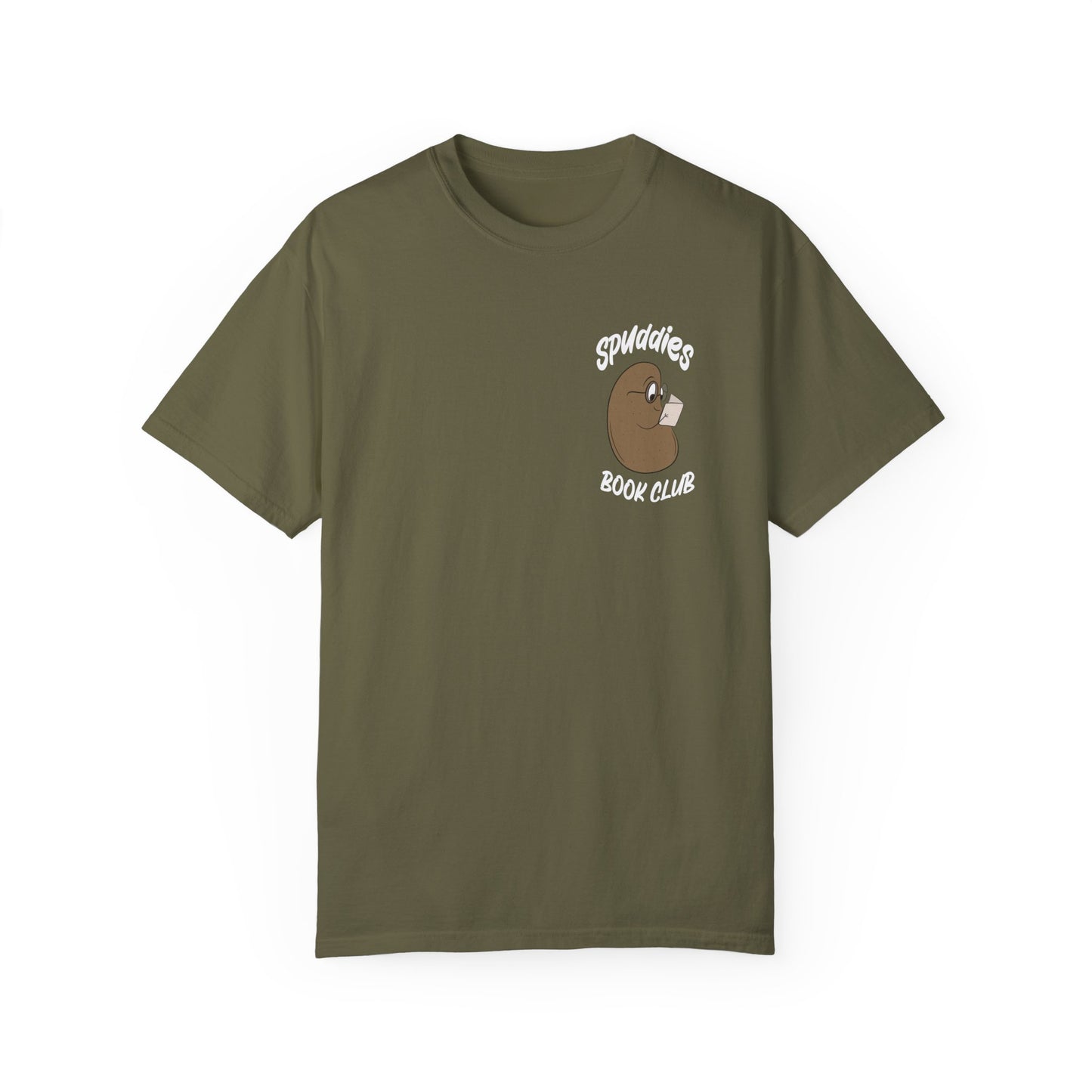 Spuddies Bookclub Comfort Colors t-shirt