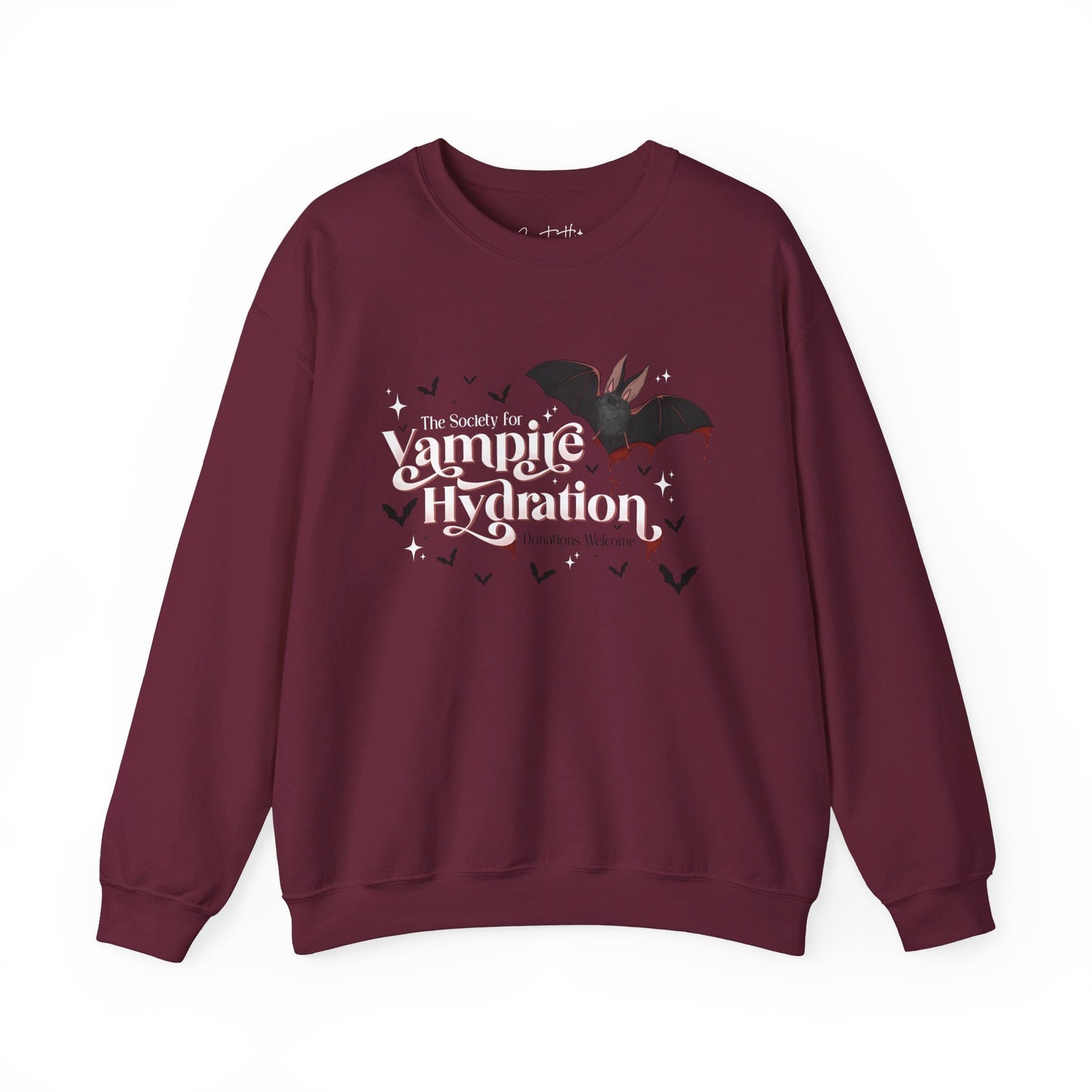 The Society for Vampire Hydration Crewneck Sweatshirt