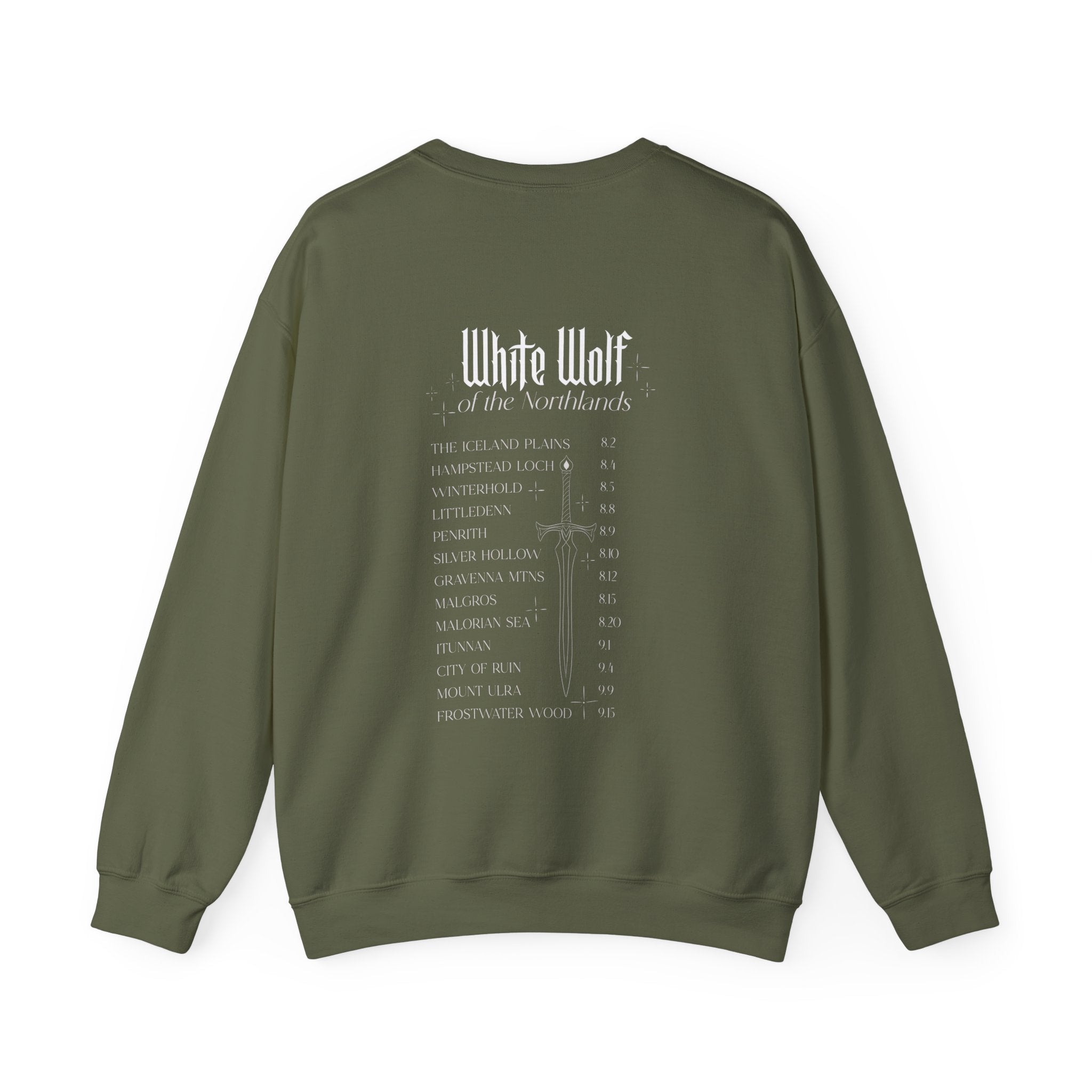 White Wolf World Tour Crewneck Sweatshirt