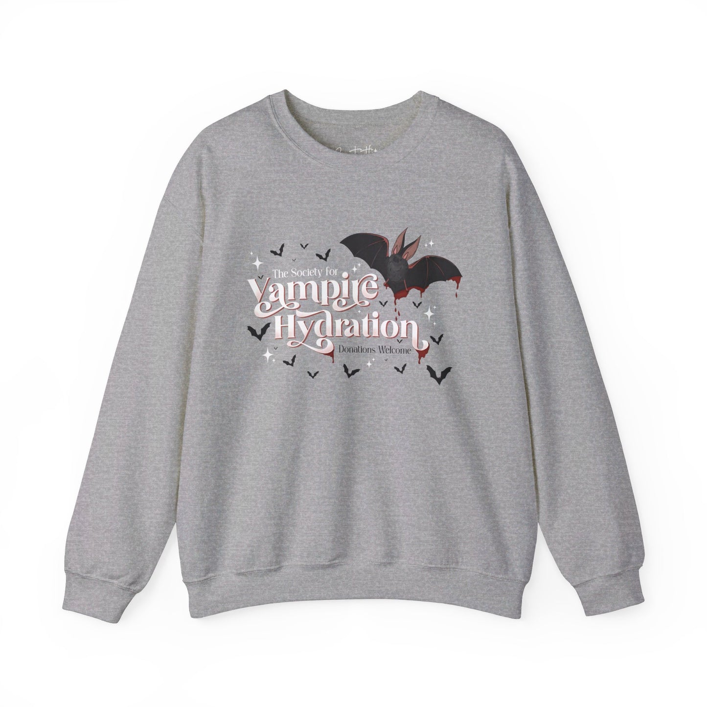 The Society for Vampire Hydration Crewneck Sweatshirt