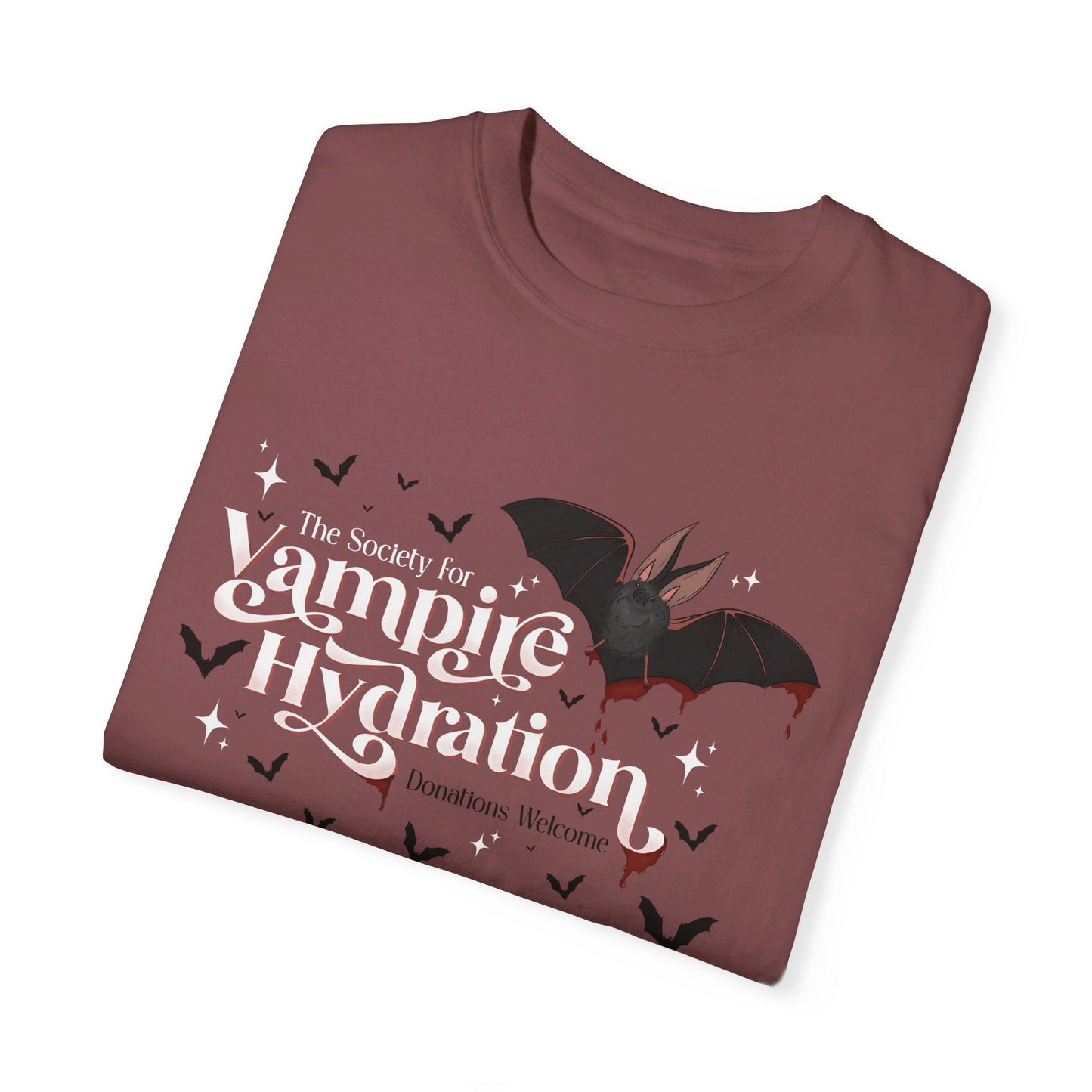 Vampire Hydration Society T-shirt | Comfort Colors