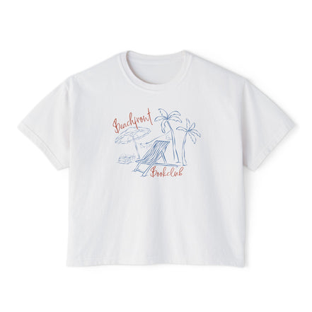 Beachfront Bookclub Boxy Tee