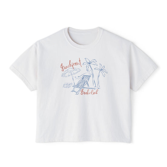 Beachfront Bookclub Boxy Tee