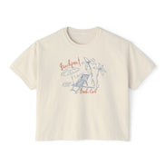 Beachfront Bookclub Boxy Tee