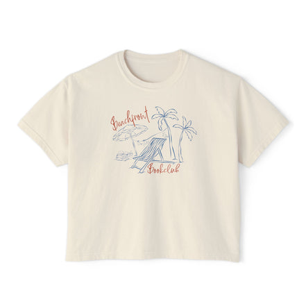 Beachfront Bookclub Boxy Tee