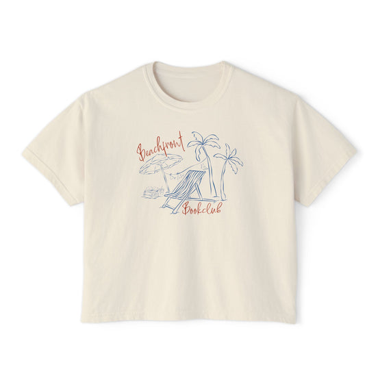 Beachfront Bookclub Boxy Tee