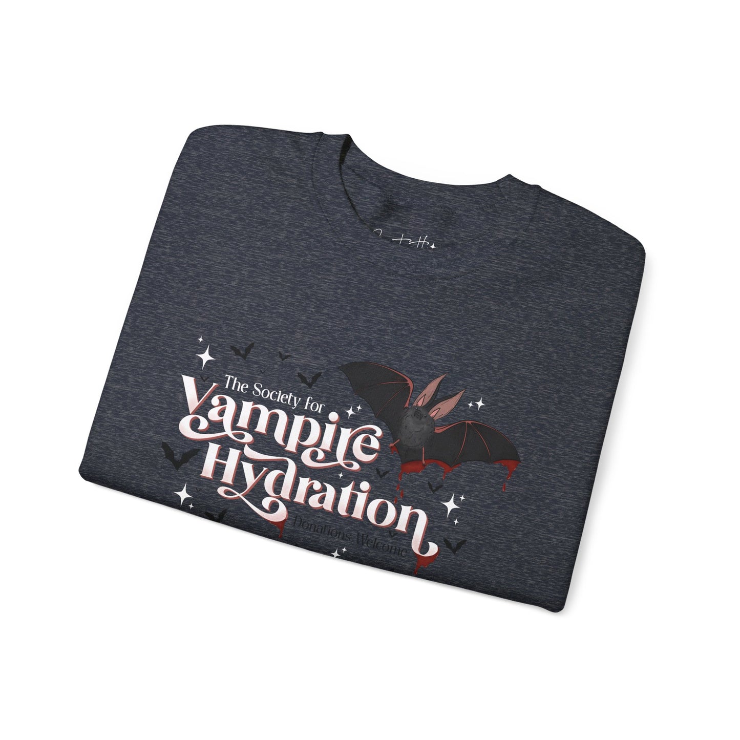 The Society for Vampire Hydration Crewneck Sweatshirt