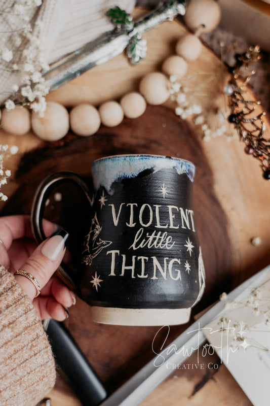 Violent Little Thing Dragon Mug -13oz