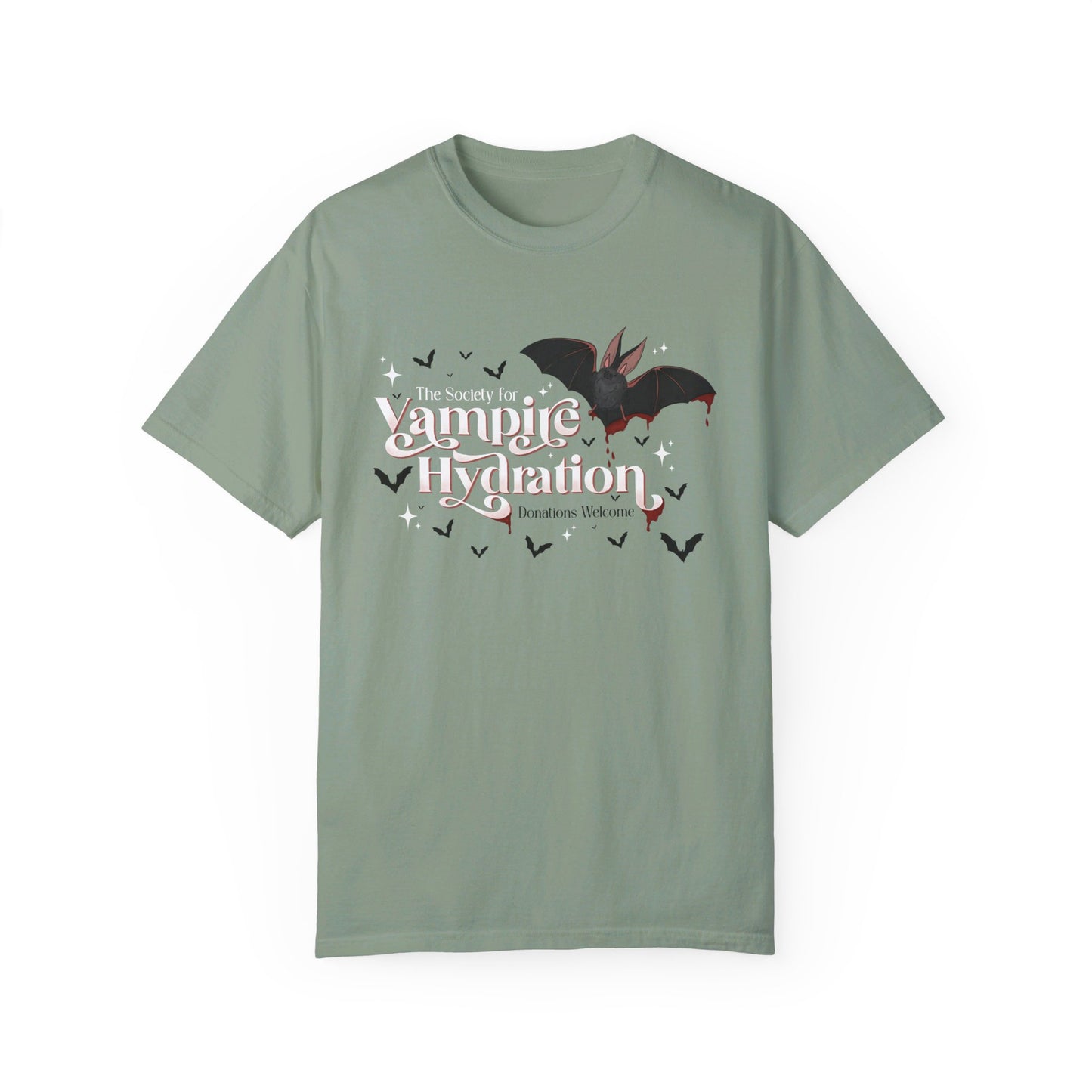 Vampire Hydration Society T-shirt | Comfort Colors