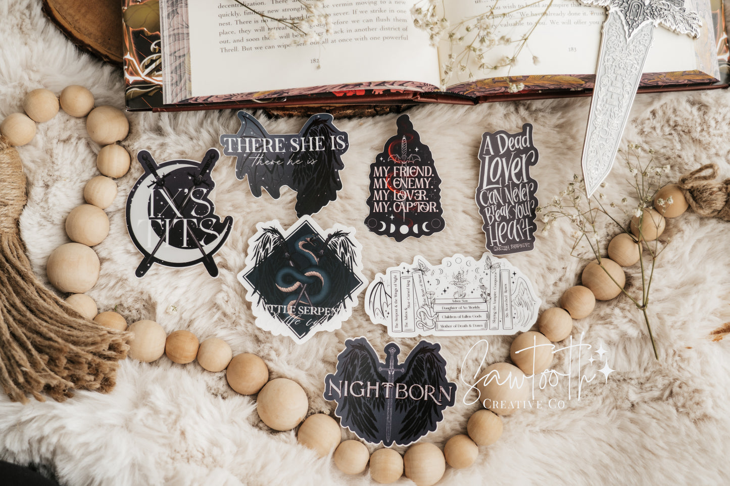 The Serpent and The Wings of Night Sticker | TSATWON | Crowns of Nyaxia | Kindle Stickers