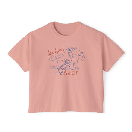Beachfront Bookclub Boxy Tee