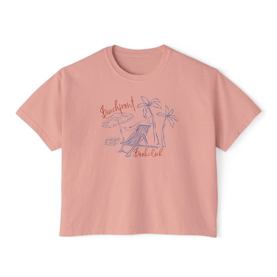 Beachfront Bookclub Boxy Tee