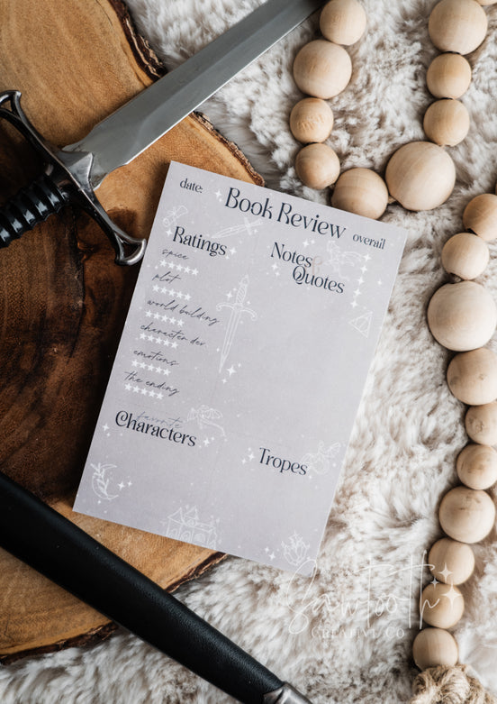 Book Review Sticky Notes - Fantasy