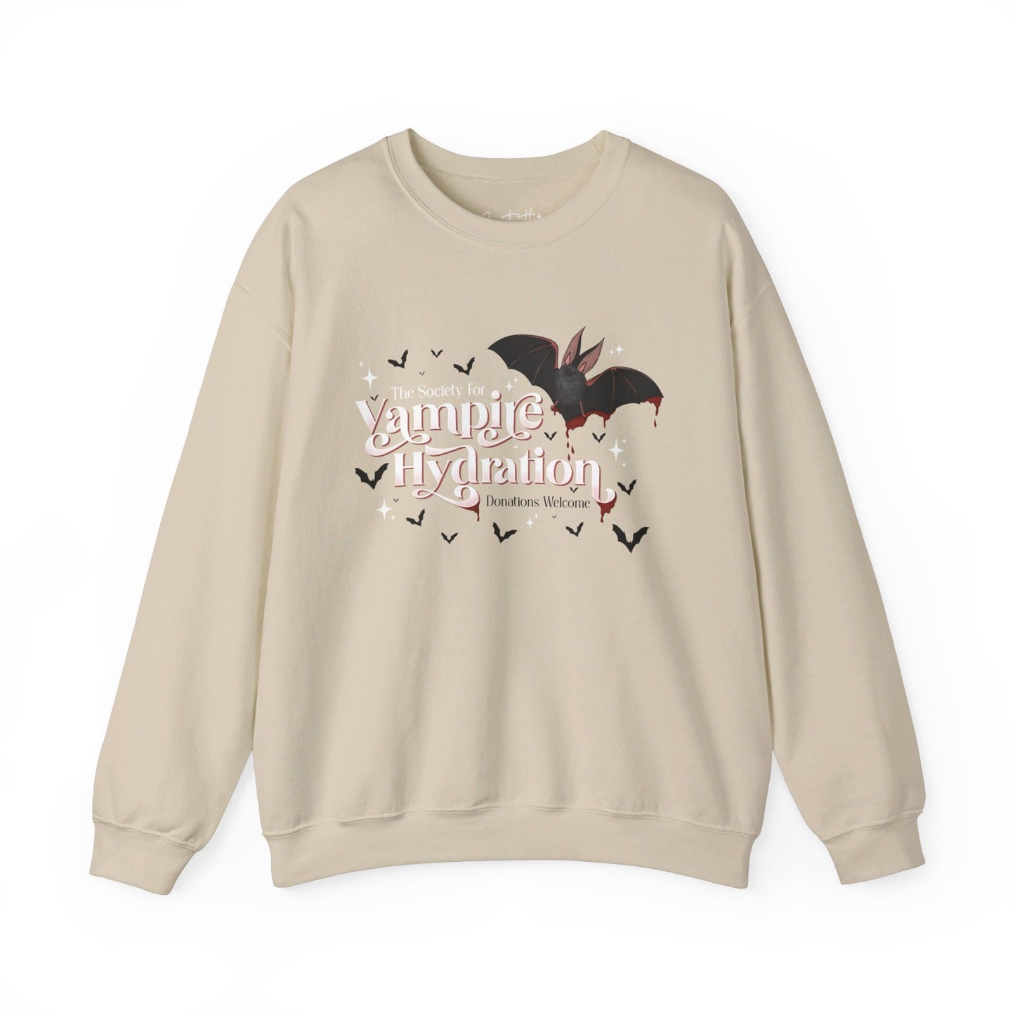 The Society for Vampire Hydration Crewneck Sweatshirt