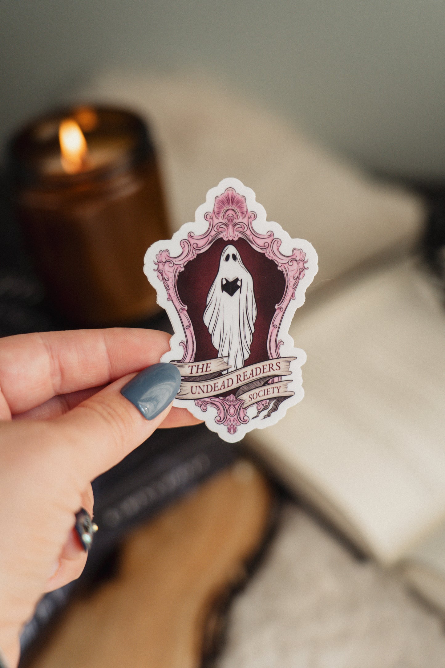 Undead Readers Society Spooky Season Sticker