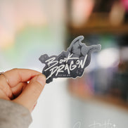 Book Dragon Sticker