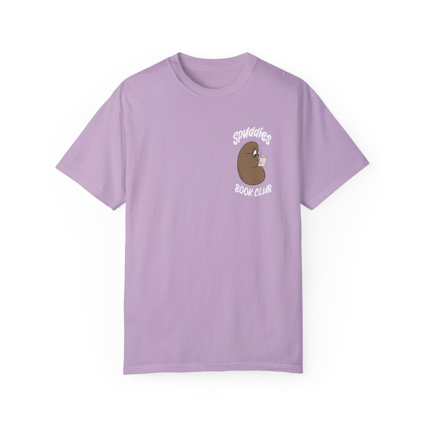 Spuddies Bookclub Comfort Colors t-shirt