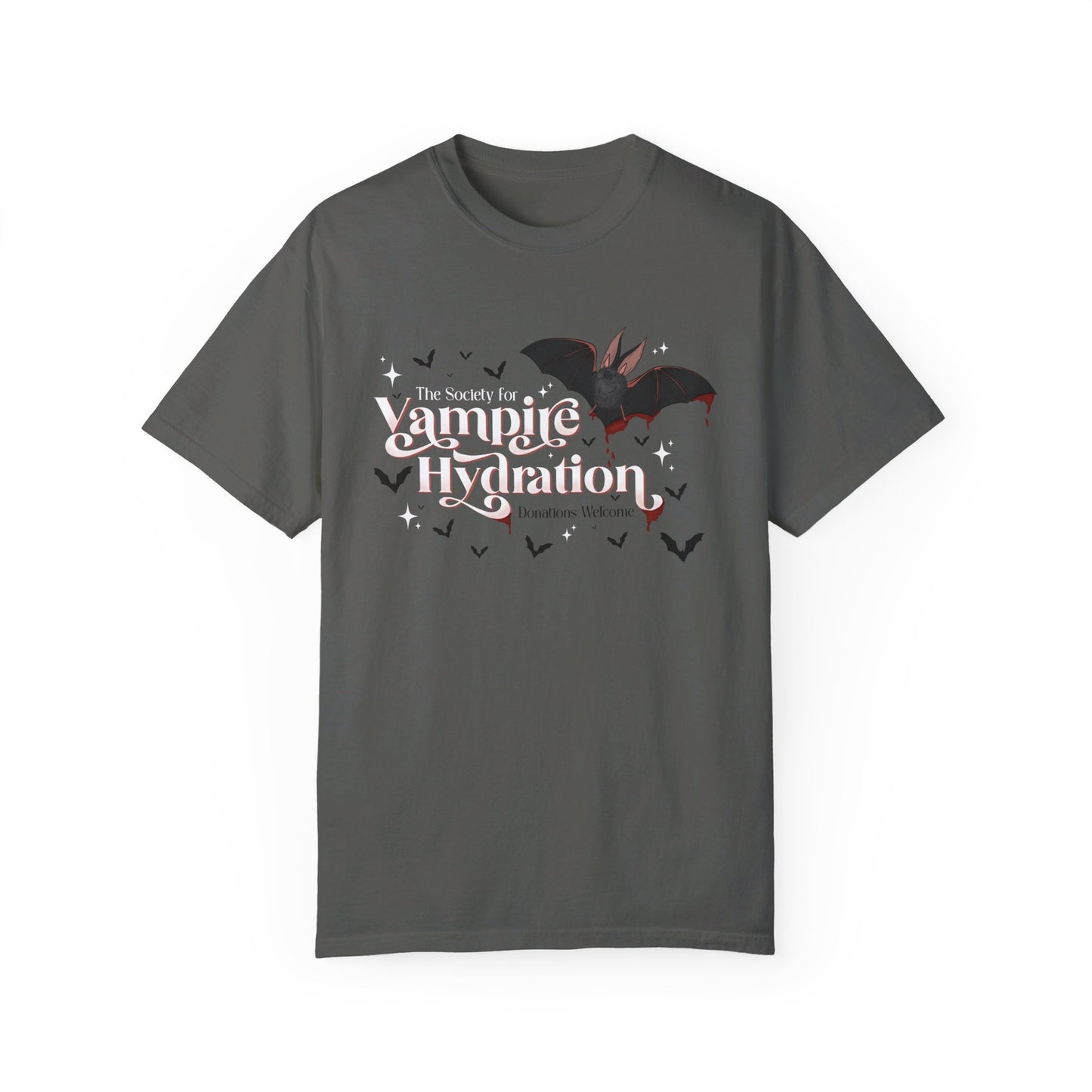 Vampire Hydration Society T-shirt | Comfort Colors