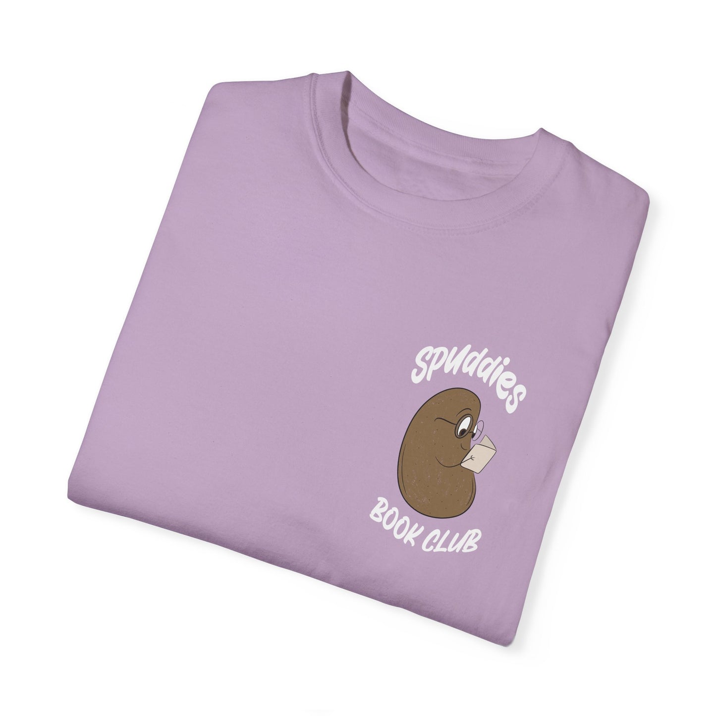 Spuddies Bookclub Comfort Colors t-shirt