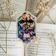 Stained Glass Holographic Dragon Sticker