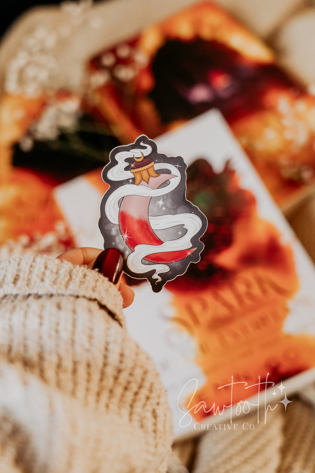 Flameroot Bottle Sticker | Kindred’s Curse