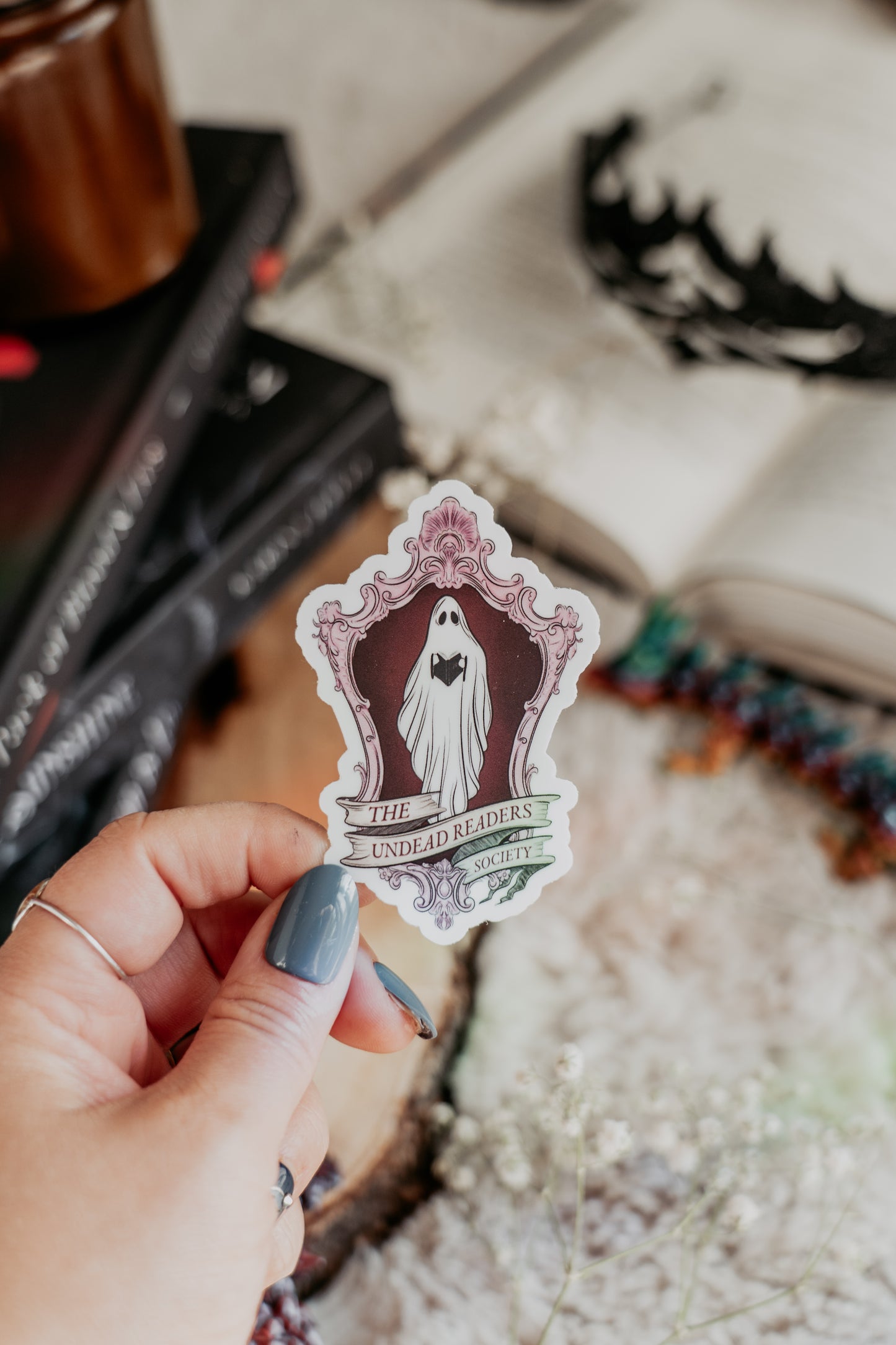 Undead Readers Society Spooky Season Sticker