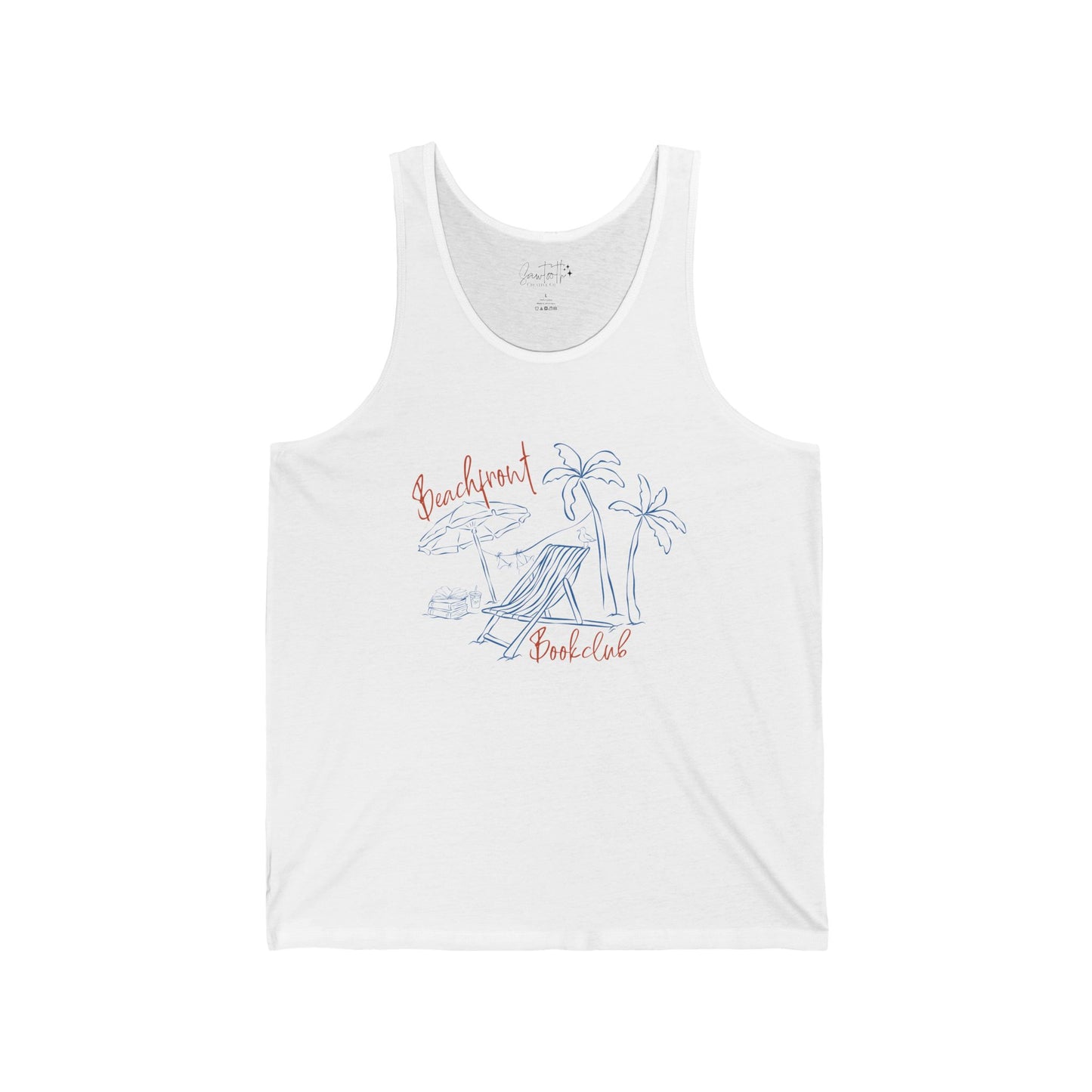 Beachfront Bookclub Jersey Tank
